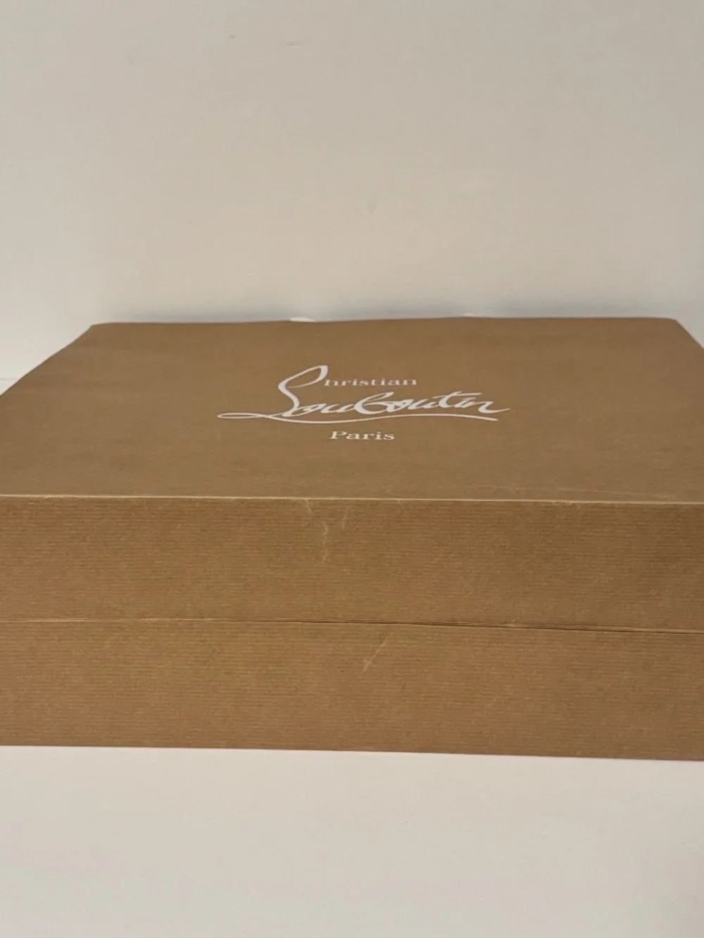 Authentic Christian Louboutin Paris Brown Shopping Gift Bag